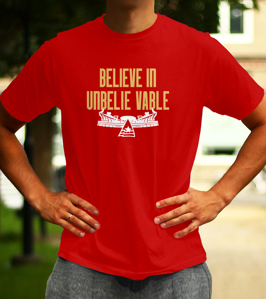 Ronald Jones Chiefsaholic Believe In Unbelievable T-Shirt