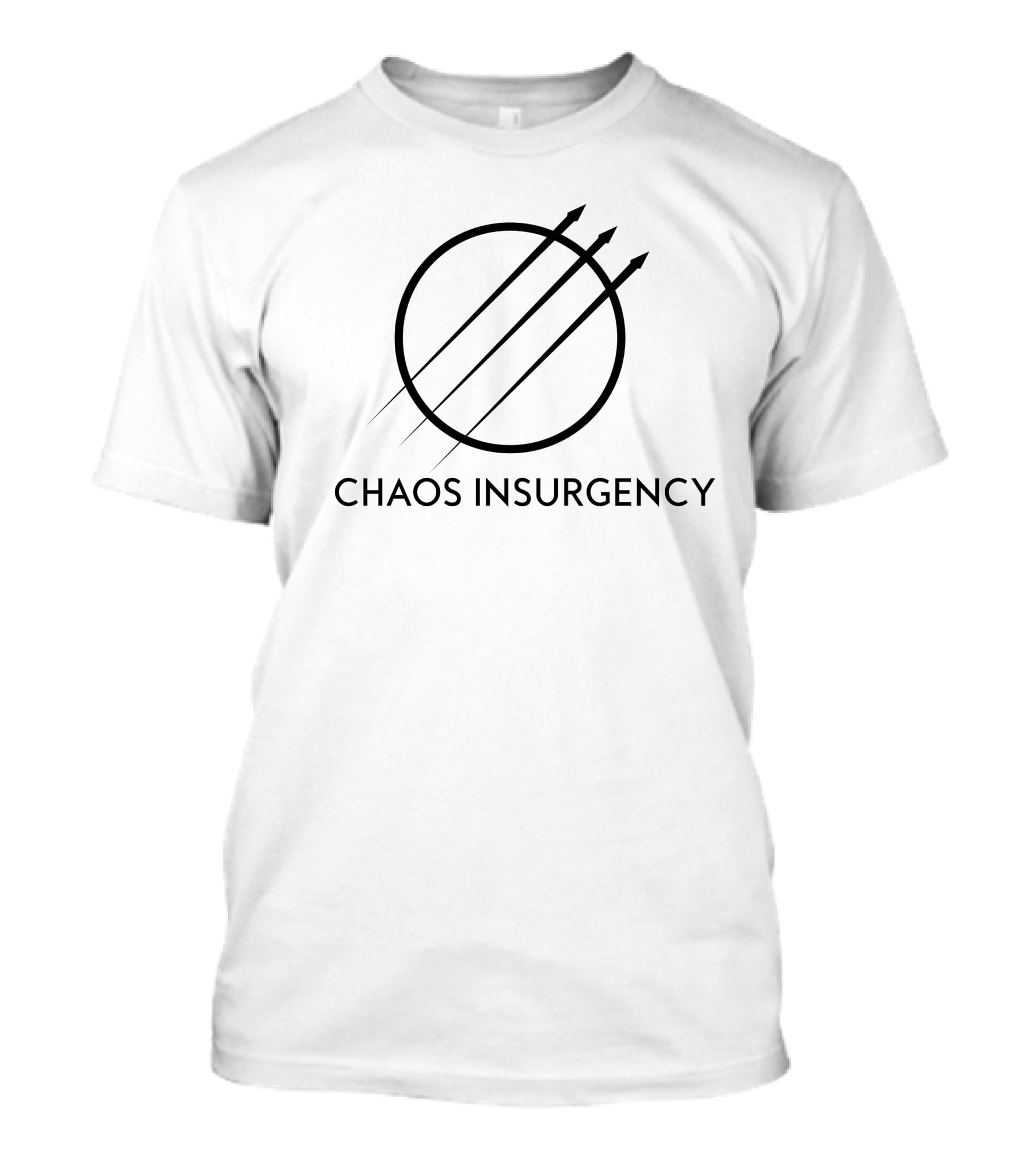 Kirawolfyt Chaos Insurgency Symbol Arrows And Circle T-Shirt