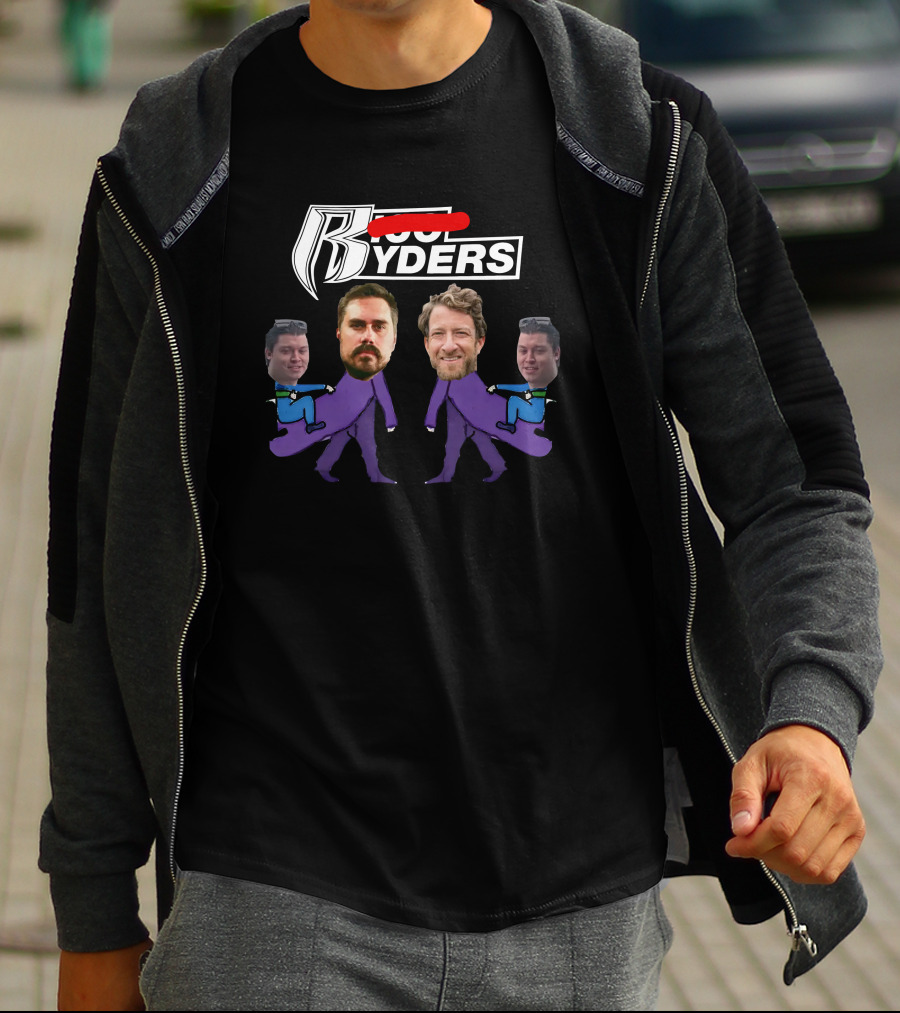 Rico And Martymush Ryder Logo Parody Ryders T-Shirt