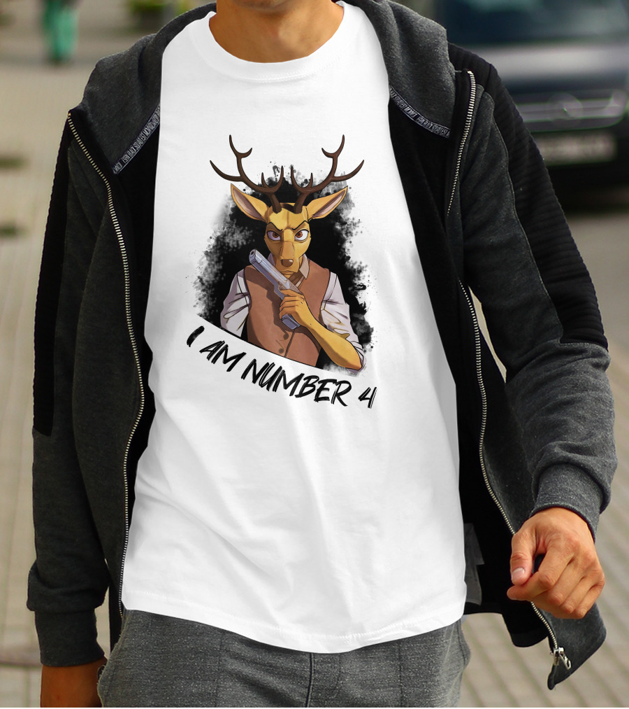 I Am Number 4 Deer Beastars Louis Luisthefoxxo T-Shirt