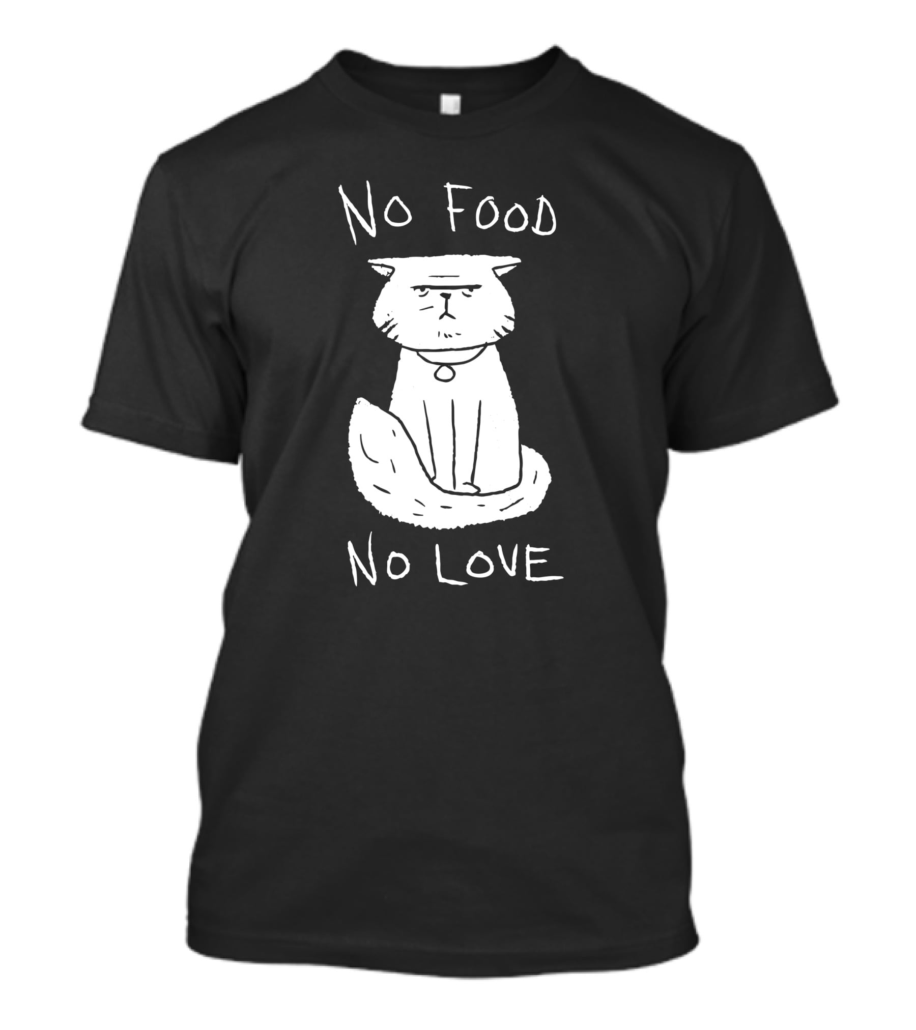 DeadByDayLightShop Meg's Cat No Food No Love T-Shirt