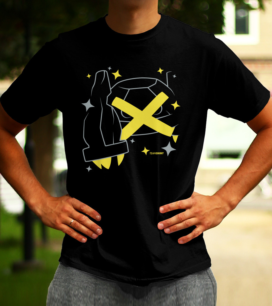 Adrive Merchland Team Shiny 376 Yellow X And Star T-Shirt