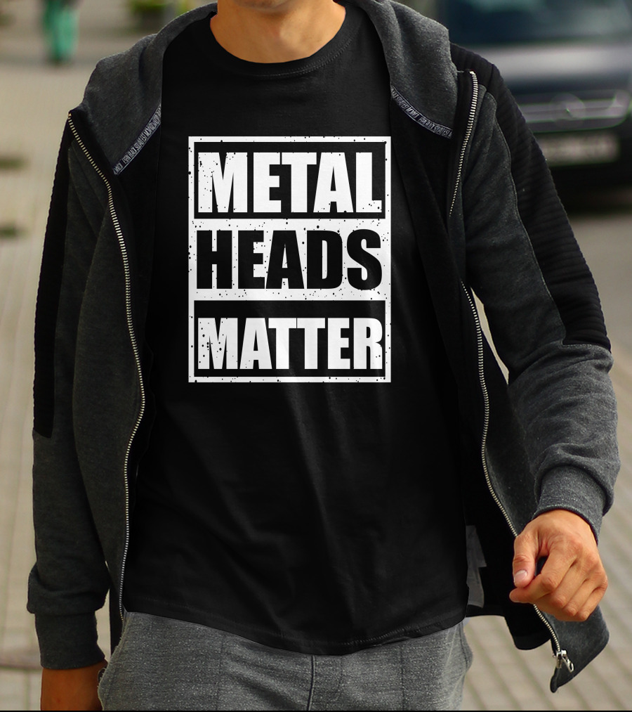 Metalheads Matter Mano Cornuta Rock Bassist Essentials T-Shirt