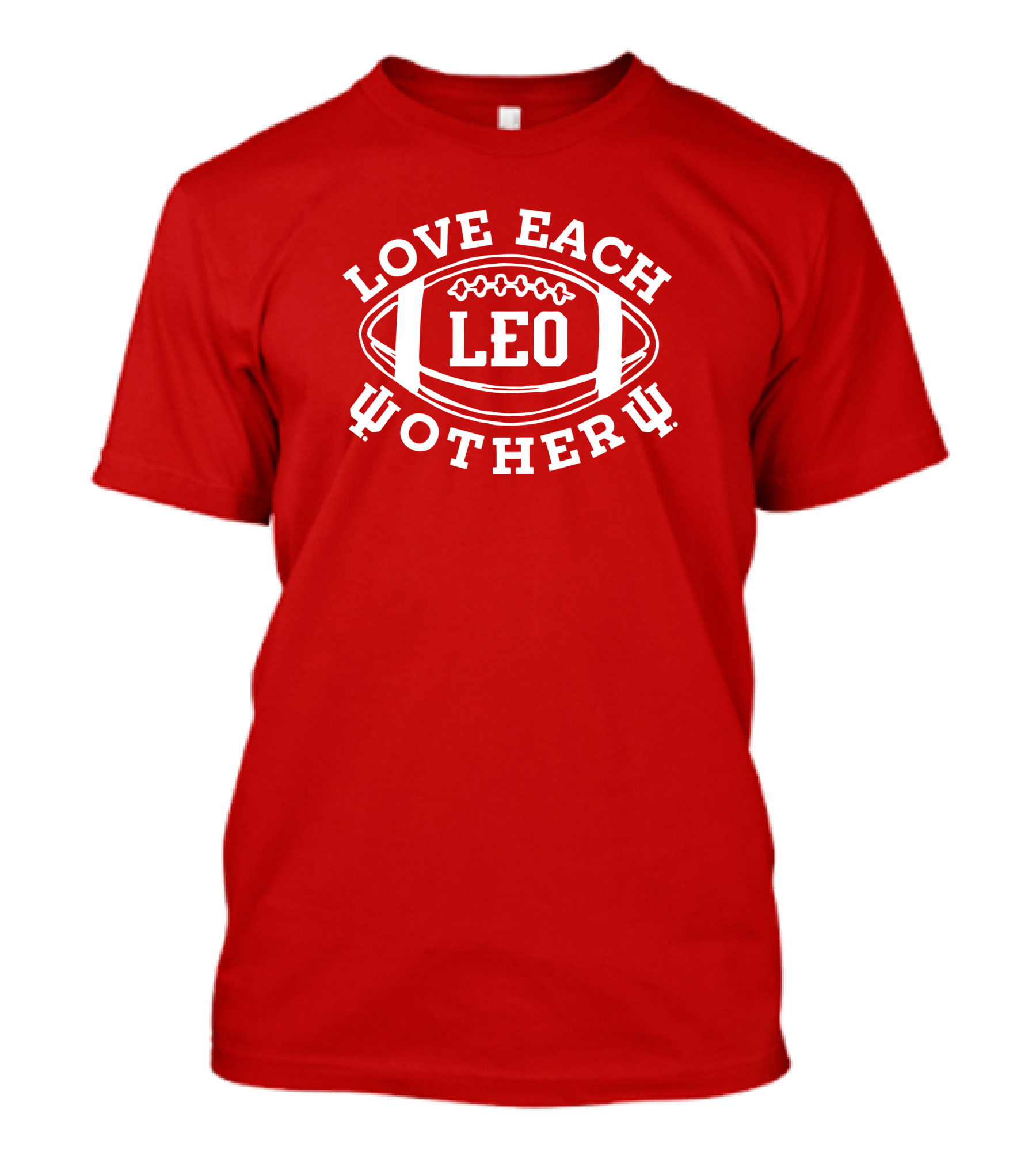 Homefield Apparel Love Each Other Leo Football T-Shirt
