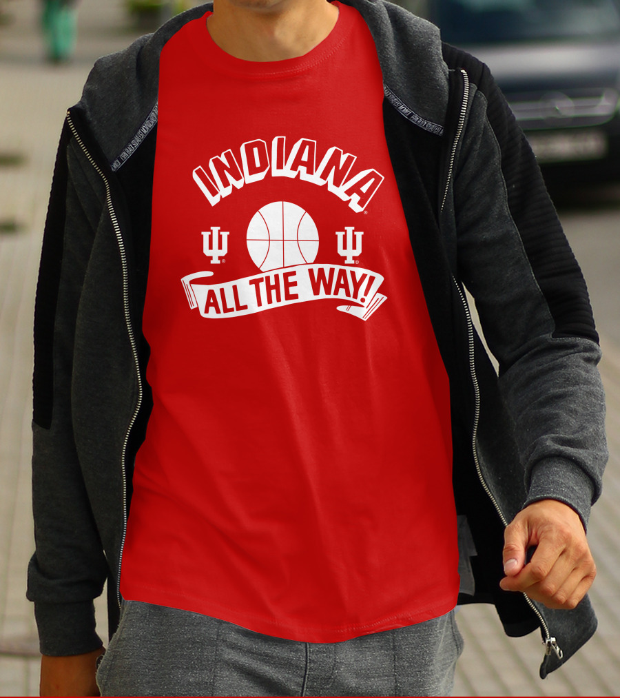 Indiana Hoosiers Basketball All The Way T-Shirt