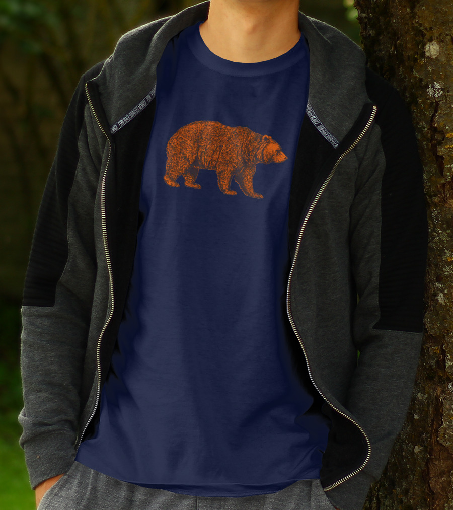 Obvious Hoge Walking Bear BnBears Jahns T-Shirt