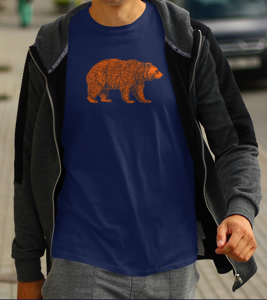 Obvious Hoge Walking Bear BnBears Jahns T-Shirt