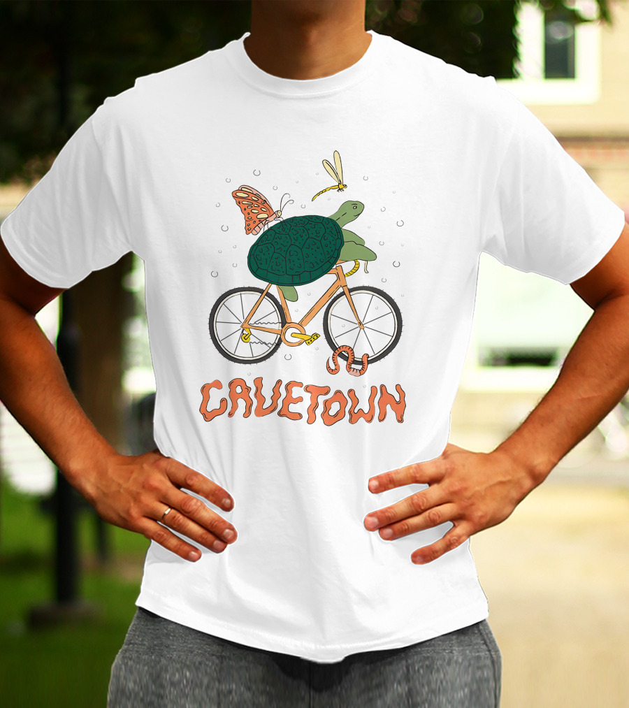 Cavetown Shop Slow Zone Plantboyee Robbie Turtle Butterfly Bike T-Shirt