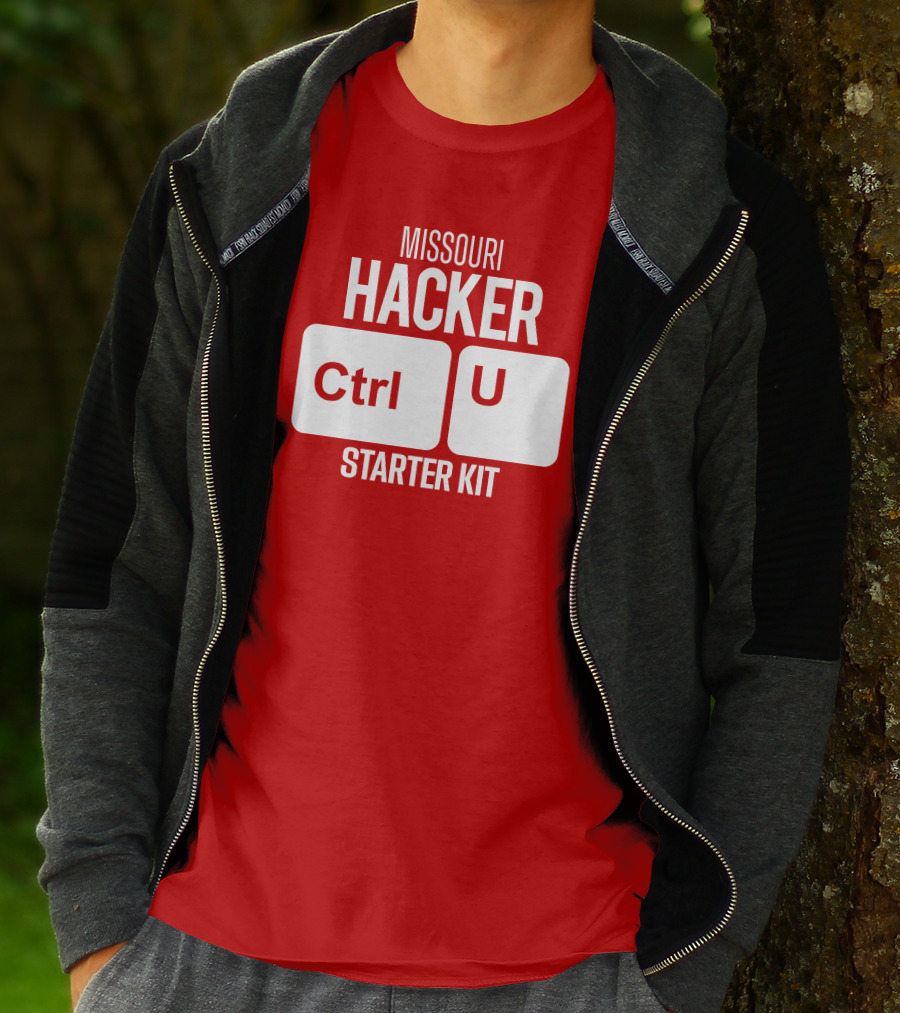 Missouri Hacker Ctrl U Starter Kit T-Shirt