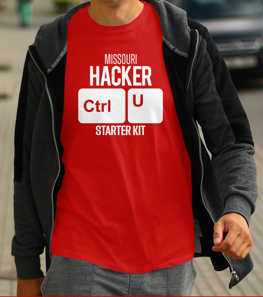 Missouri Hacker Ctrl U Starter Kit T-Shirt