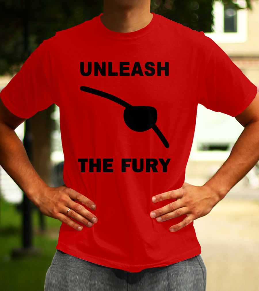 Unleash The Fury Eye Patch Symbol Samuel L Jackson T-Shirt