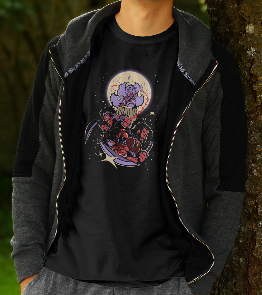 The Yetee Shop Brawlhalla Moonlit Legends Characters Under Full Moon T-Shirt