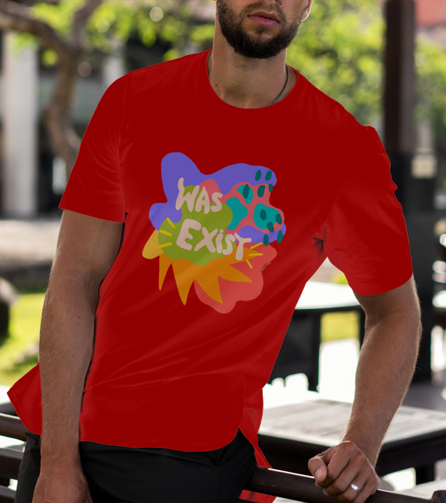 Soleoado Leȯ Was Exist Was Exist Colorful Abstract T-Shirt