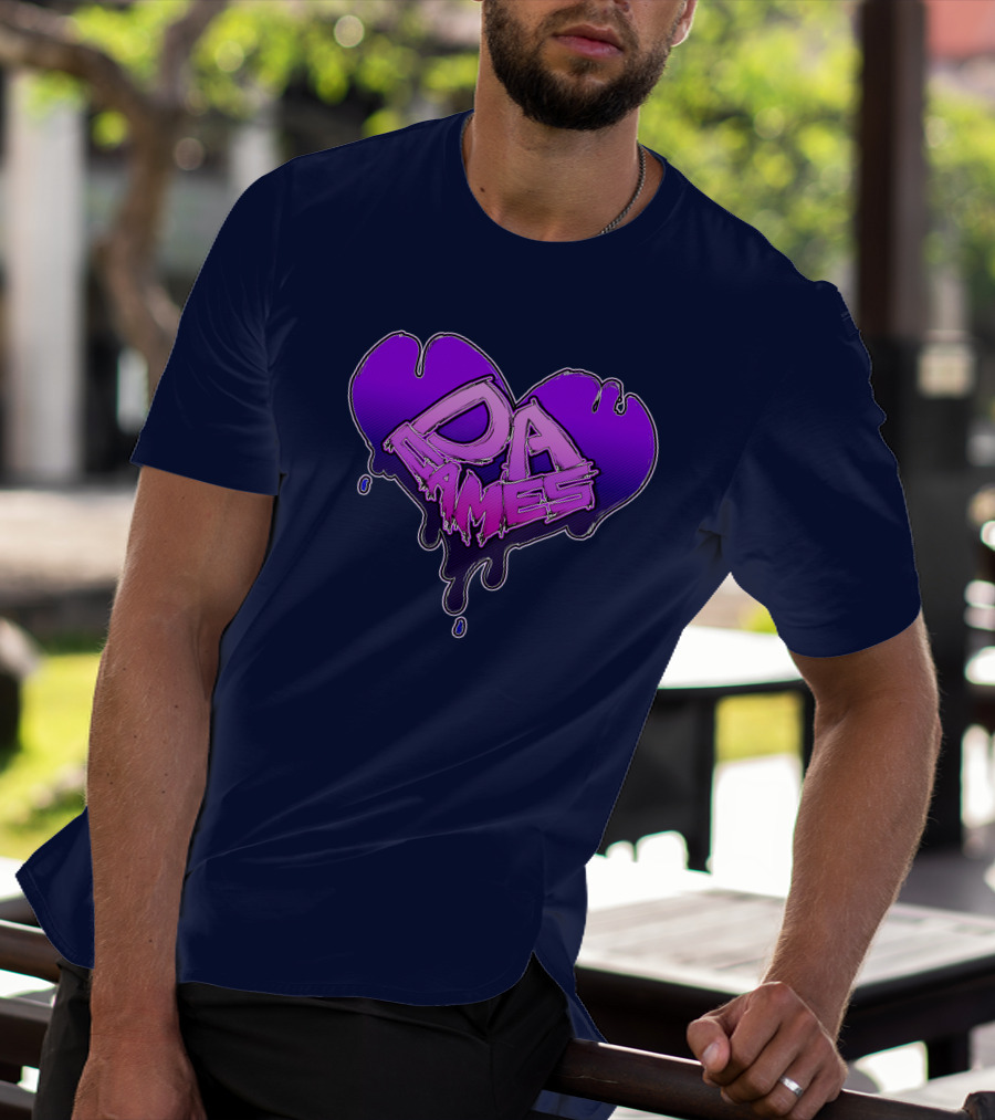 DAValentine Heart Drip Design DA Games Will Ryans Store T-Shirt
