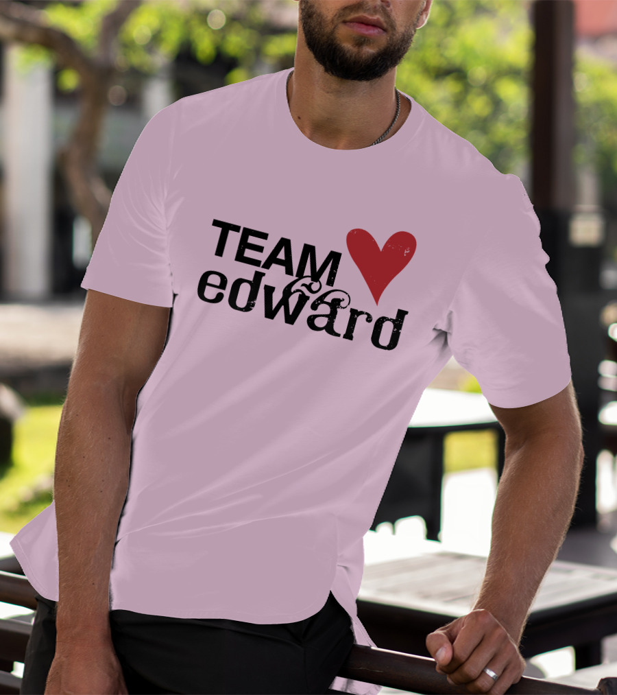 Team Edward Heart Taylor Lautner SNL T-Shirt