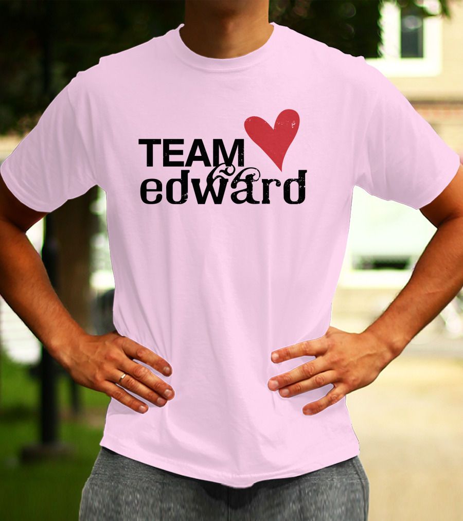 Team Edward Heart Taylor Lautner SNL T-Shirt