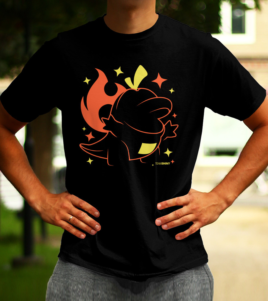 Fuecoco Team Shiny Fire Croc Merch Land Adrive Tk T-Shirt