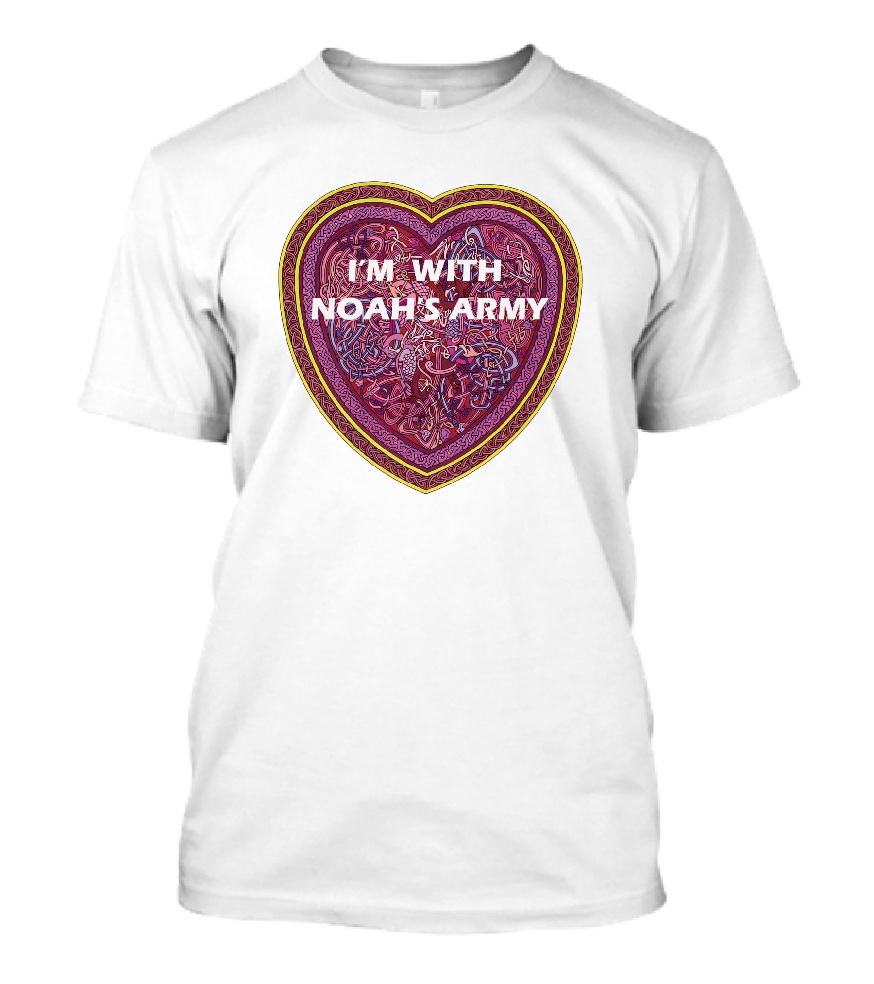 I'm With Noah's Army Heart T-Shirt