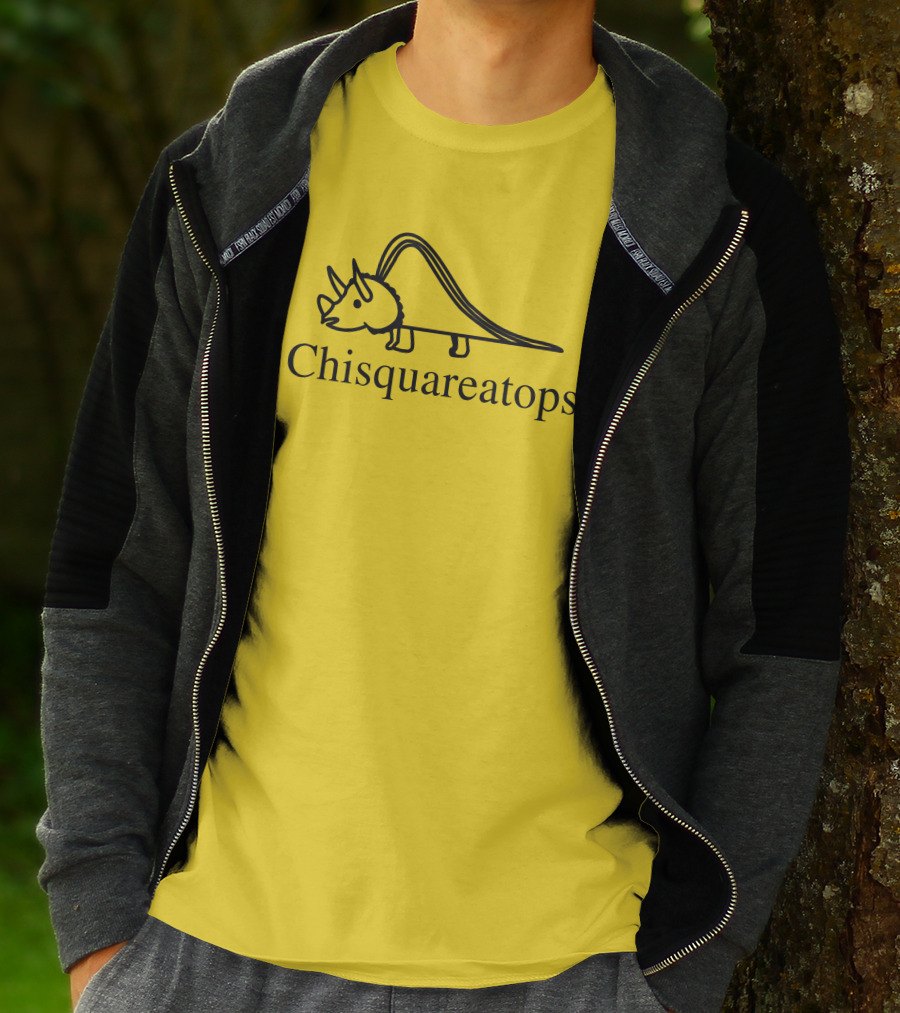 Kristen Fouss Cricut Chisquareatops Dinosaur T-Shirt