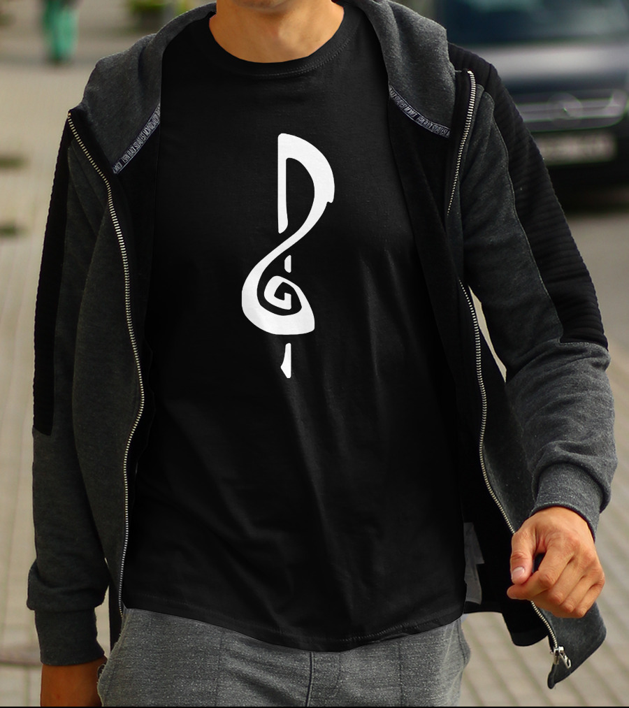 Robaroba Soundfall Treble Clef T-Shirt