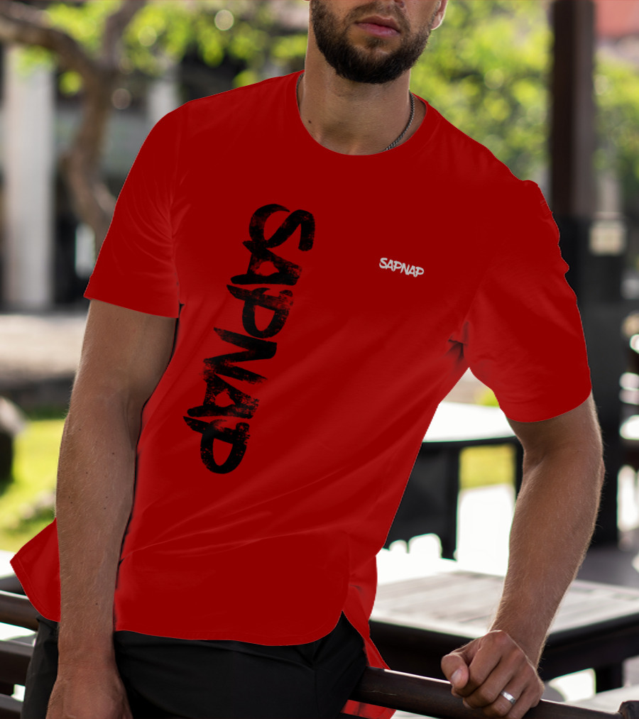 Sapnap Merch Store Sapnap Text Bold Graphic Dt Updates T-Shirt