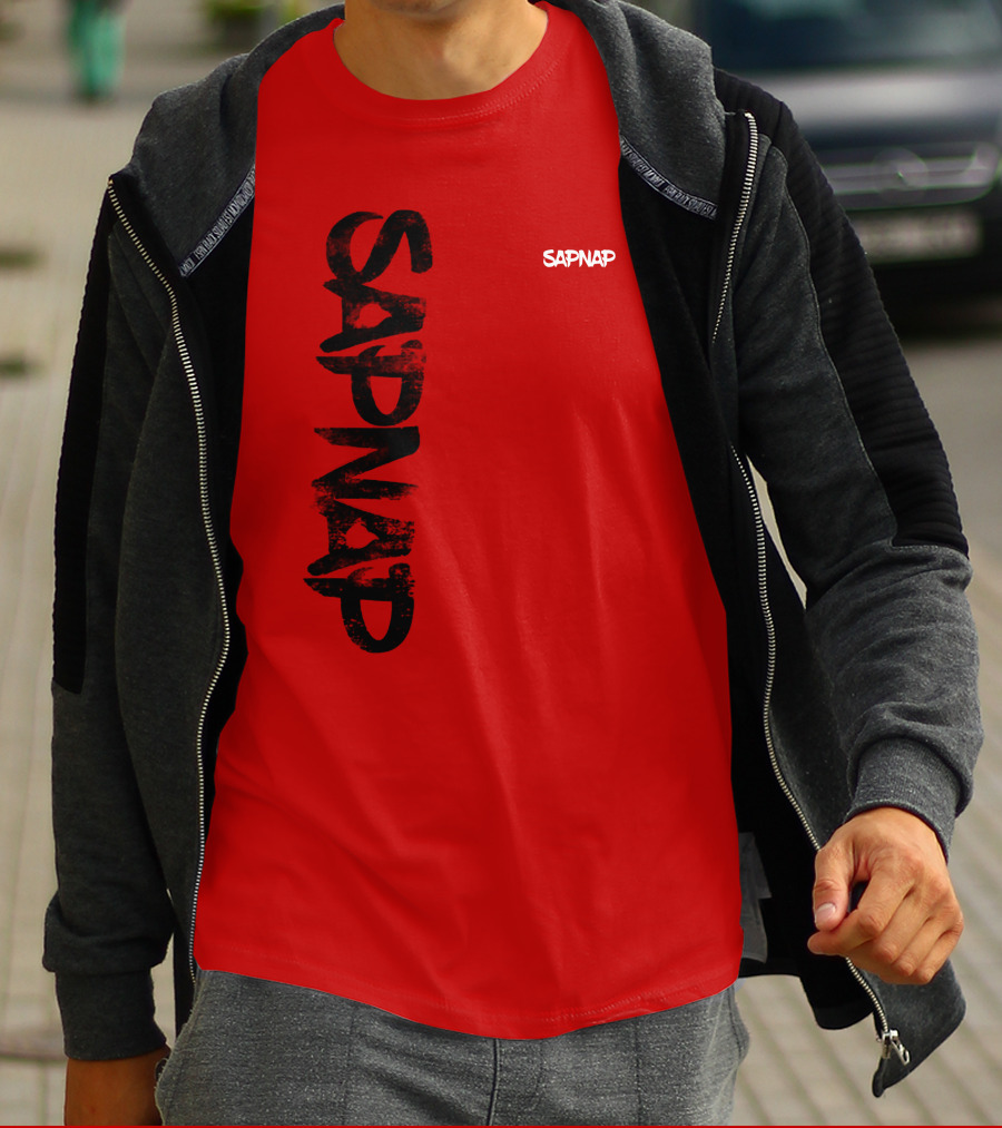 Sapnap Merch Store Sapnap Text Bold Graphic Dt Updates T-Shirt