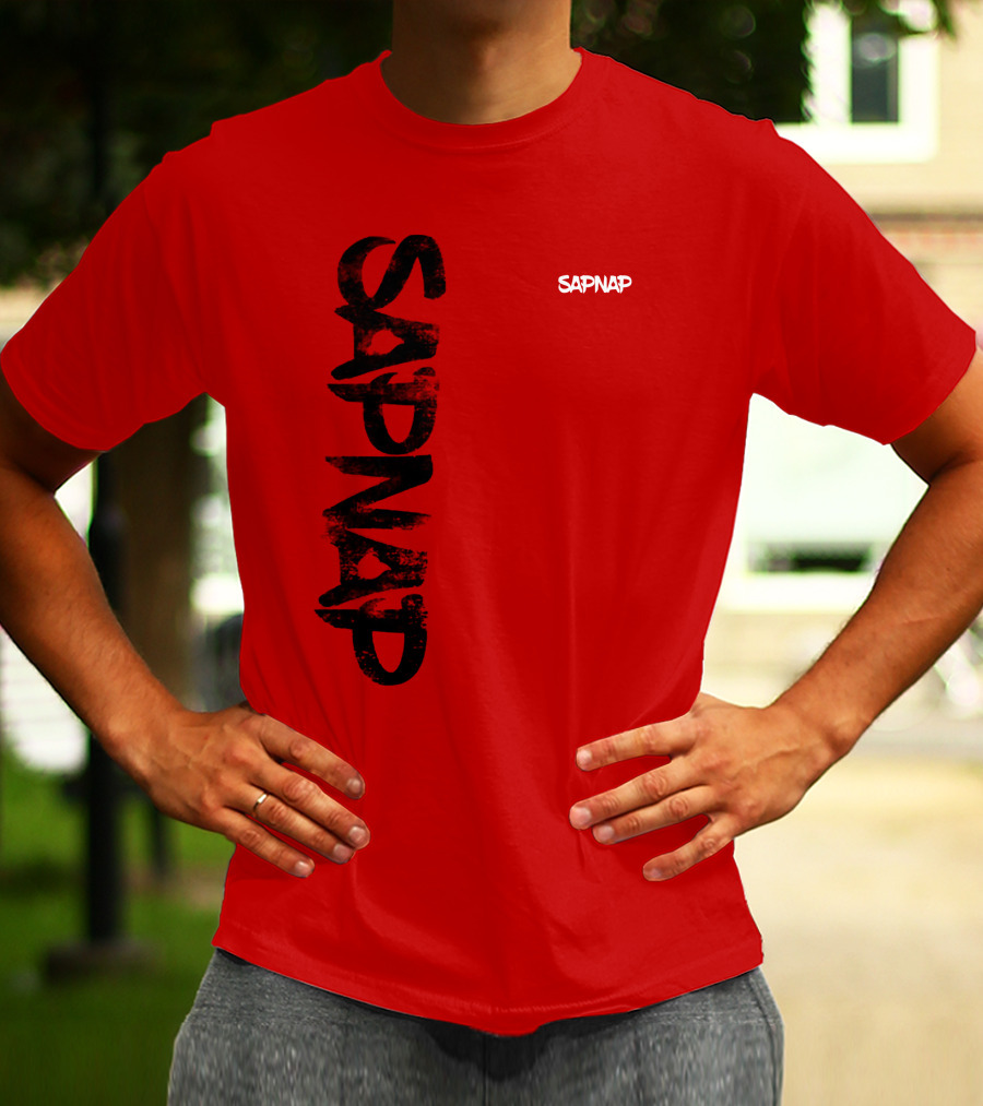 Sapnap Merch Store Sapnap Text Bold Graphic Dt Updates T-Shirt