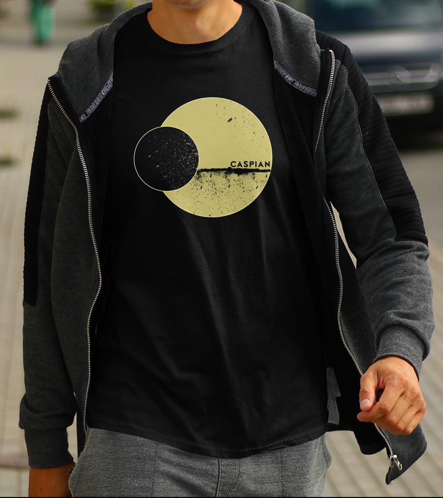 Marek Brave Solid Caspian Wrestle Mania Abstract Circles T-Shirt