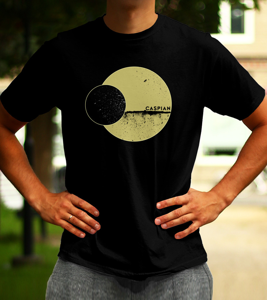 Marek Brave Solid Caspian Wrestle Mania Abstract Circles T-Shirt