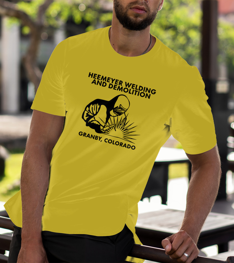 Heemeyer Welding And Demolition Granby Colorado Iconic Welder T-Shirt