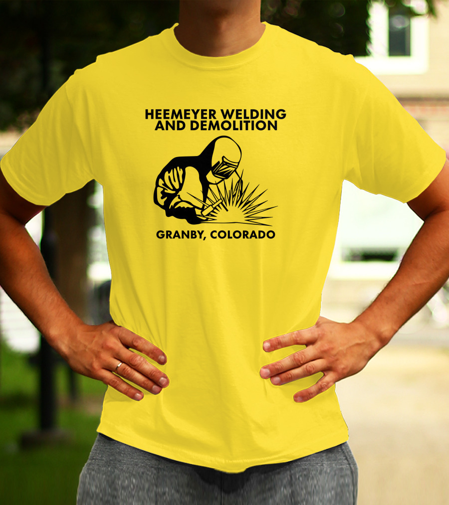 Heemeyer Welding And Demolition Granby Colorado Iconic Welder T-Shirt