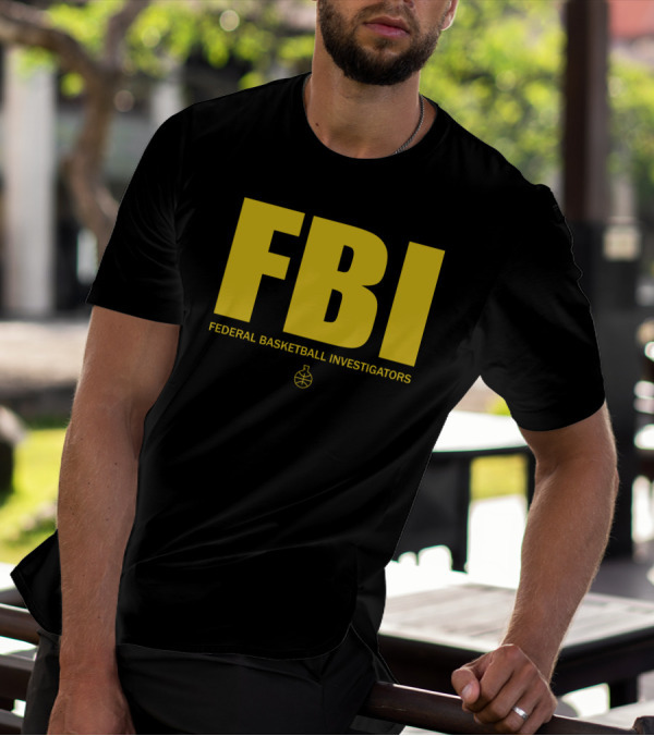FBI Federal Basketball Investigators Basketball T-Shirt