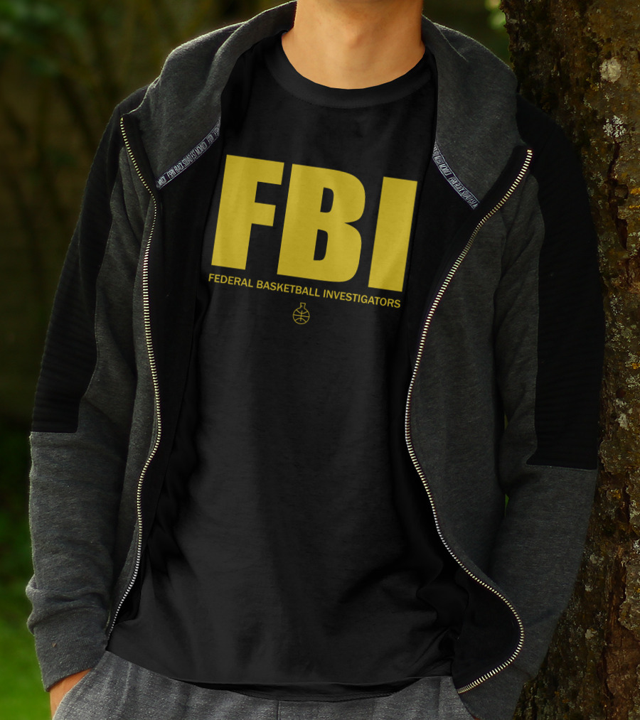 FBI Federal Basketball Investigators Basketball T-Shirt