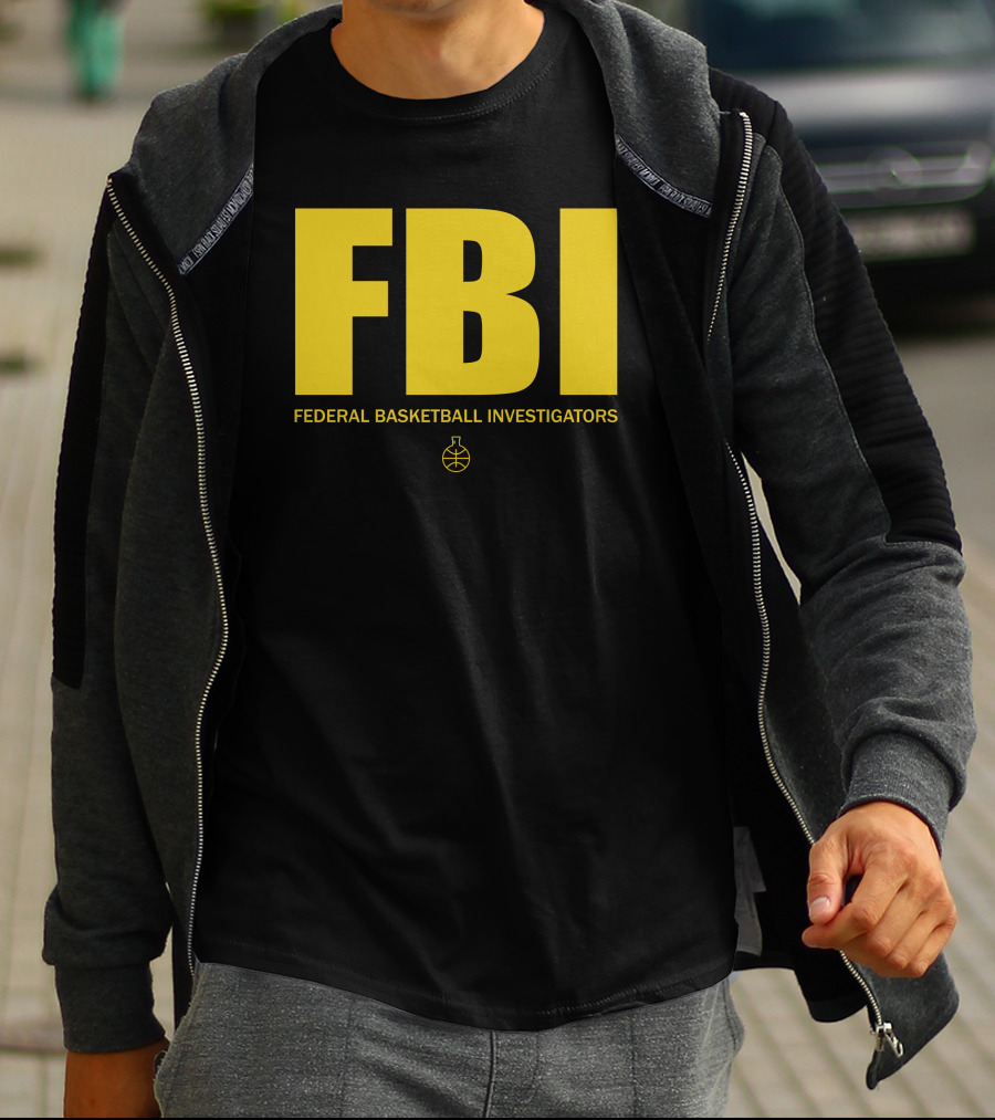 FBI Federal Basketball Investigators Basketball T-Shirt