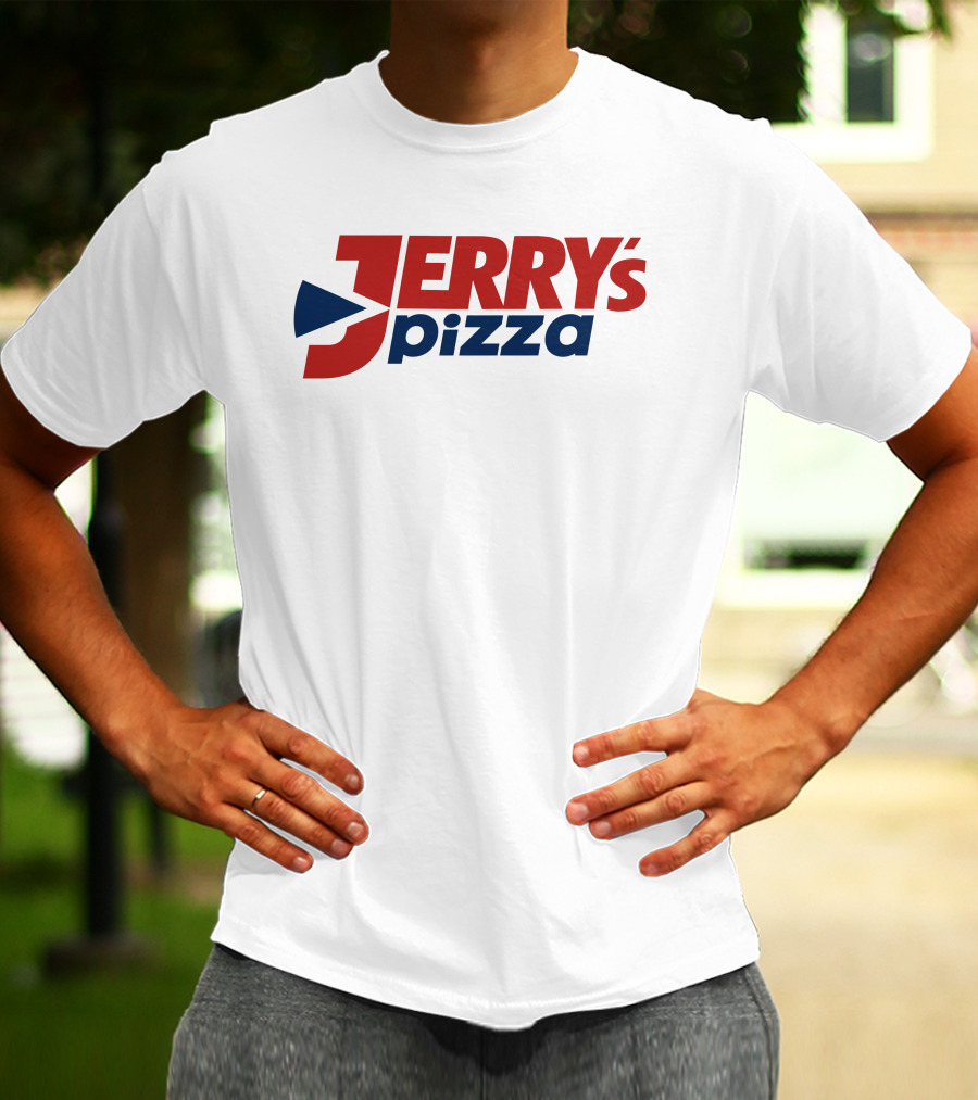 Eric D Jerrys Pizza Logo Design Jerrys Pizza T-Shirt