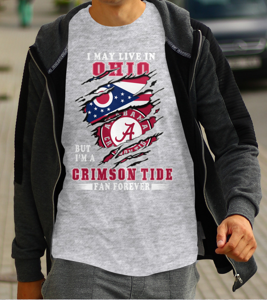 Ohio State To Alabama Crimson Tide Fan Forever T-Shirt