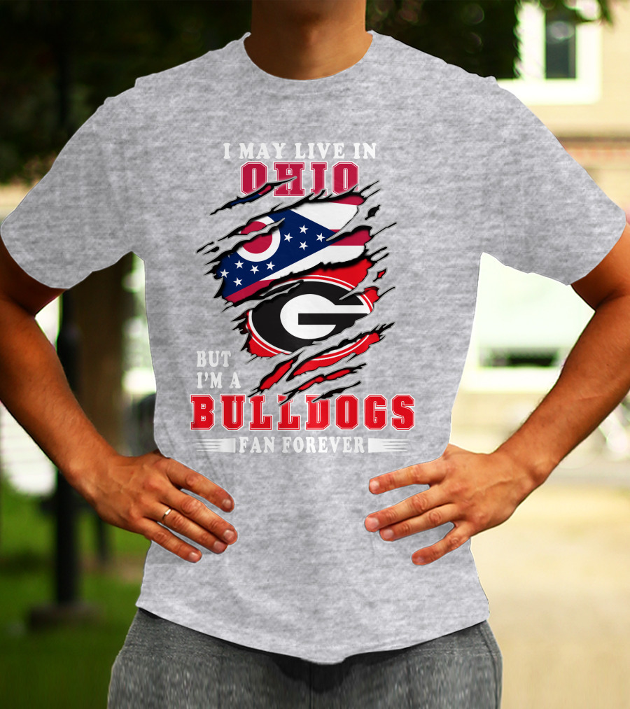 Ohio Georgia Bulldogs Fan Forever T-Shirt