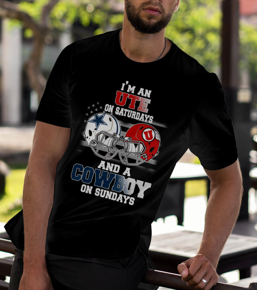 I'm An Ute On Saturdays And A Cowboy On Sundays T-Shirt