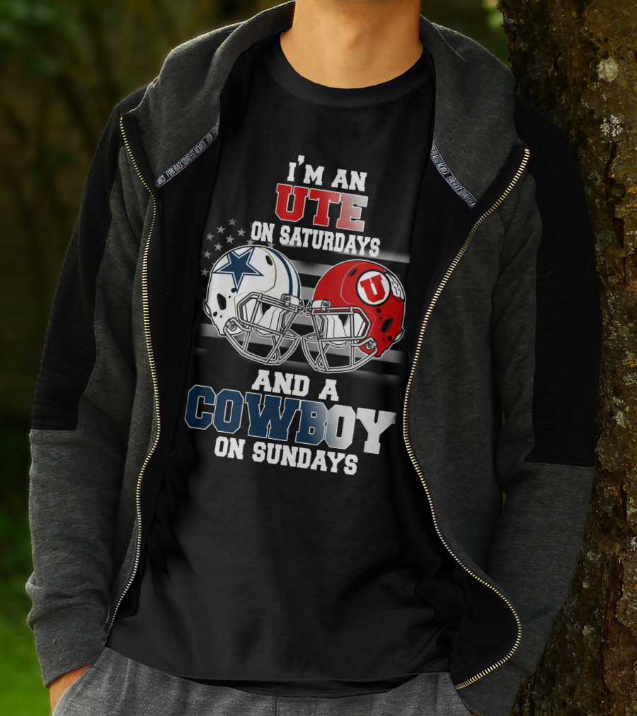 I'm An Ute On Saturdays And A Cowboy On Sundays T-Shirt