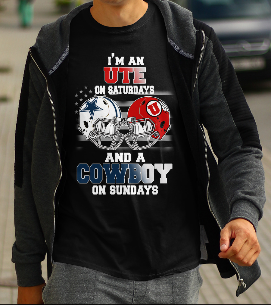 I'm An Ute On Saturdays And A Cowboy On Sundays T-Shirt