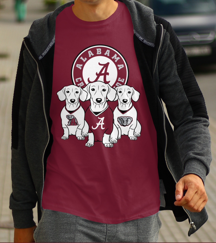 Alabama Crimson Tide Dogs T-Shirt