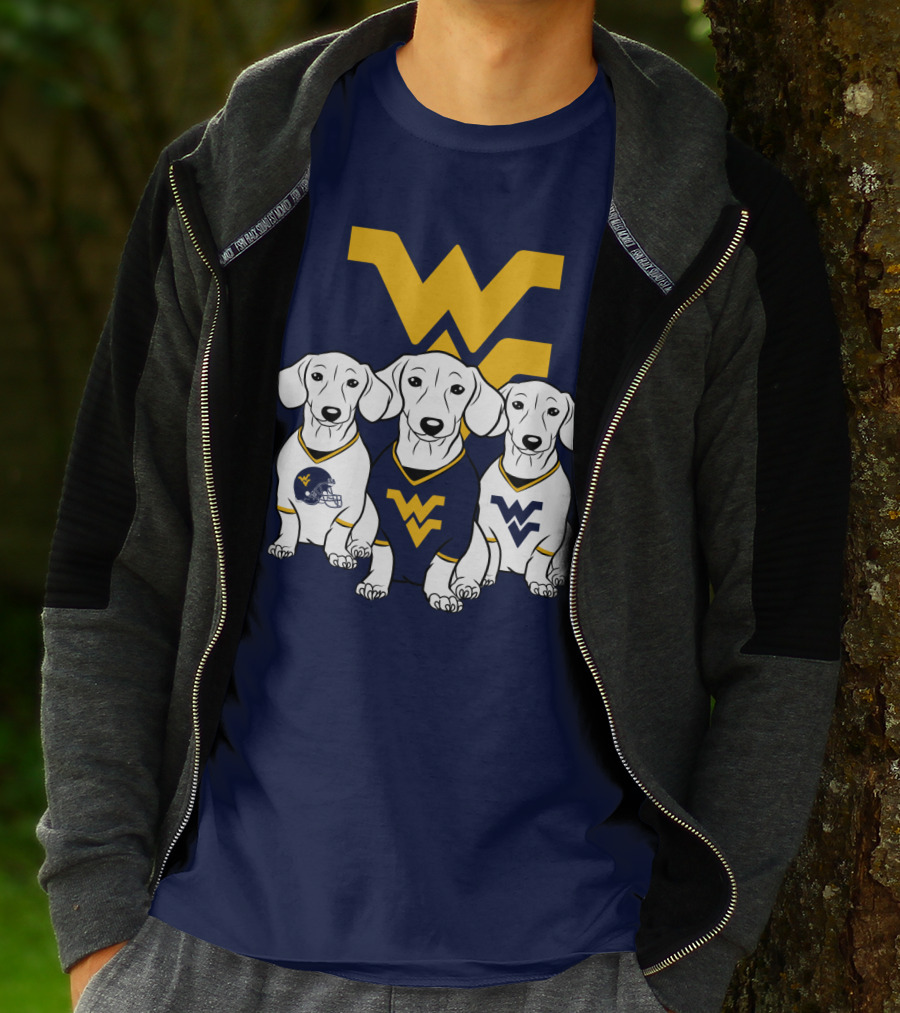Wvu Mountaineers Dogs T-Shirt