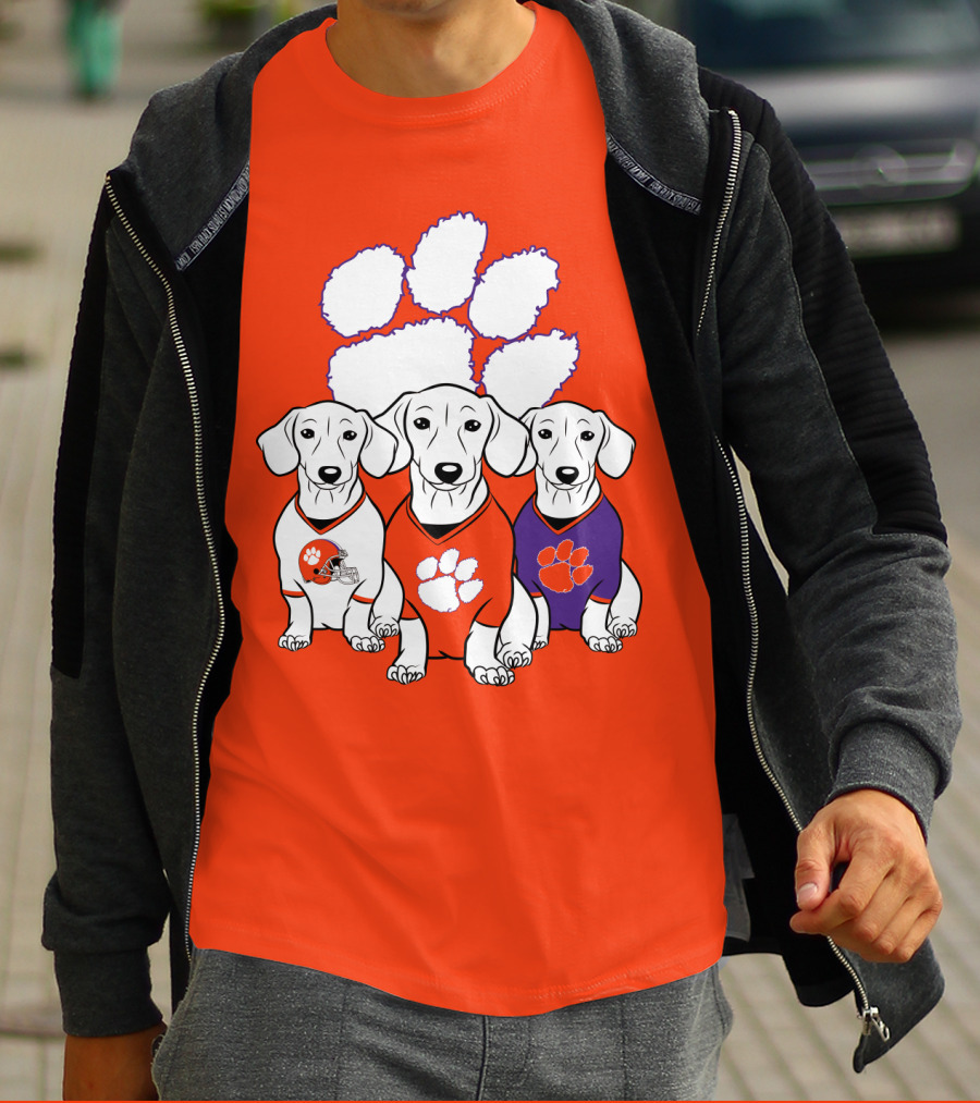 Clemson Tigers Dachshund T-Shirt