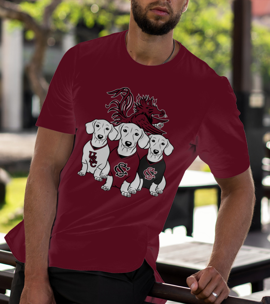 Usc Gamecocks Dogs T-Shirt