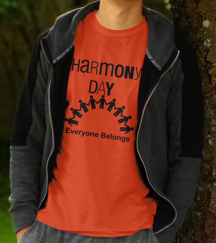 Harmony Day 21 March Everyone Belongs T-Shirt