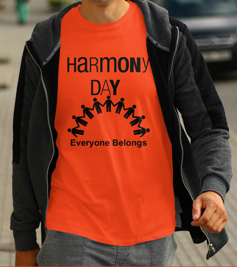 Harmony Day 21 March Everyone Belongs T-Shirt
