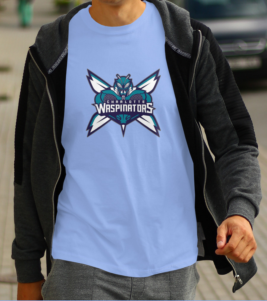 Charlotte Waspinators NBA Basketball Team T-Shirt