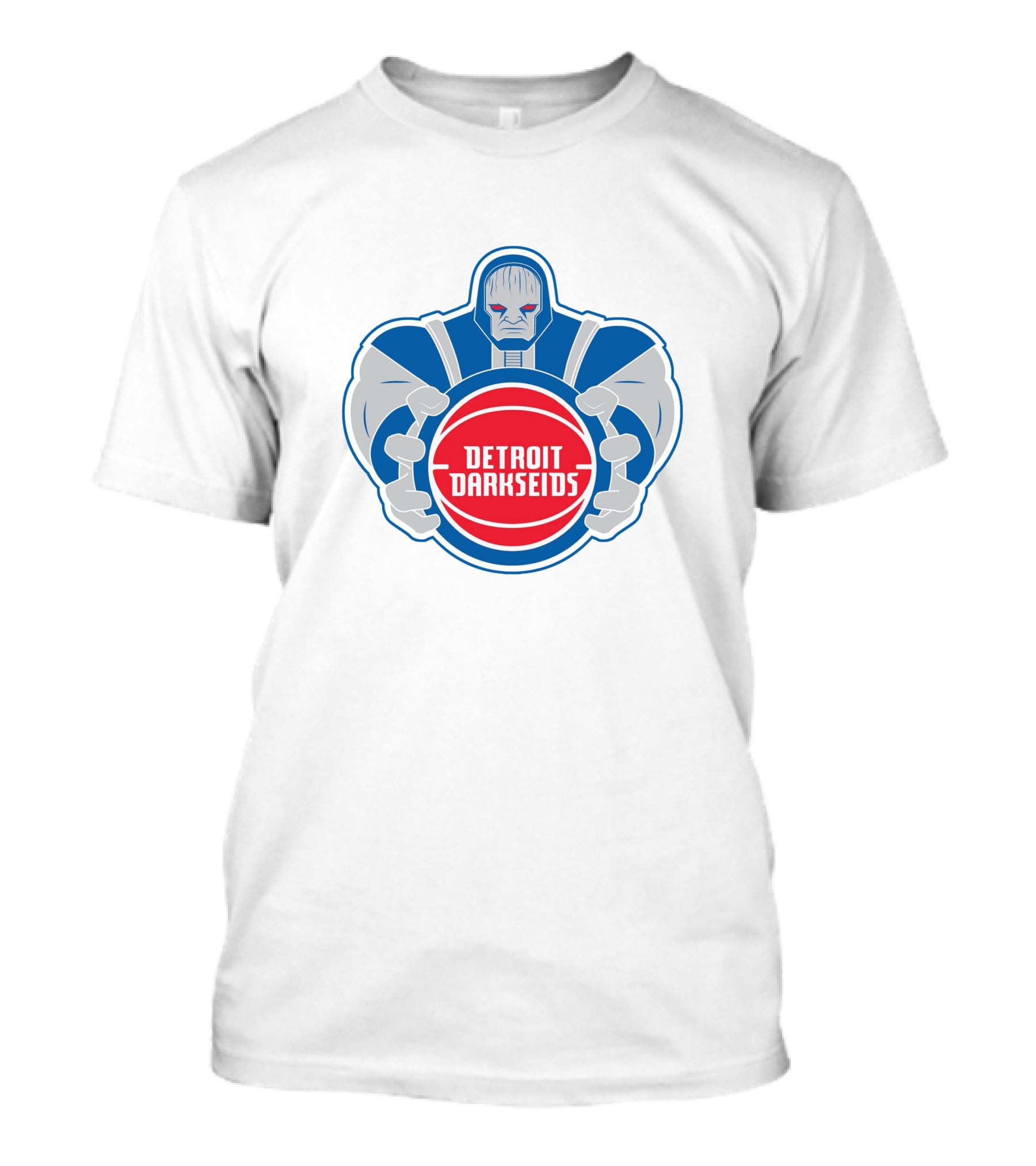 Detroit Darkseids Basketball Villain Logo NBA Crossover T-Shirt