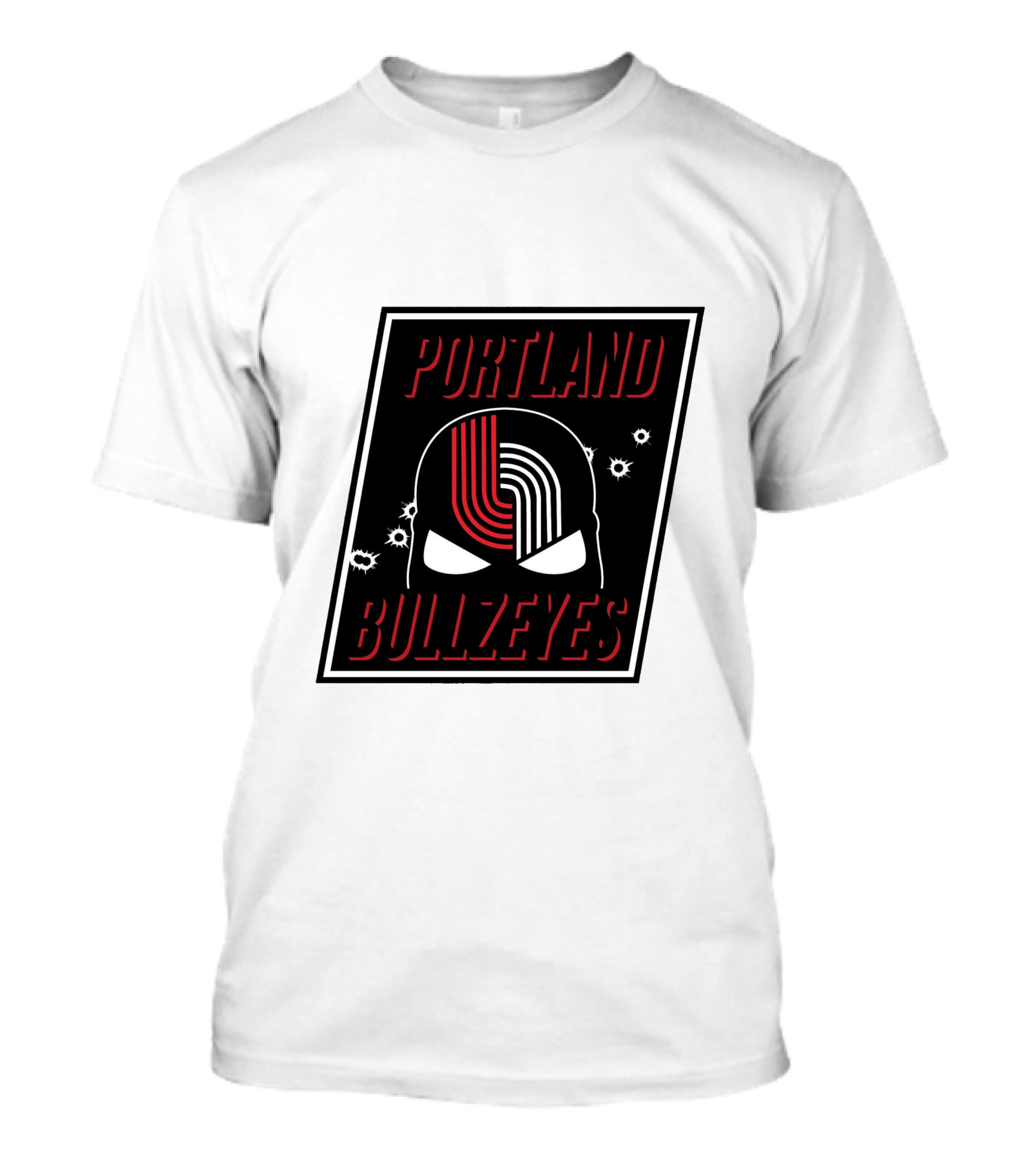 Portland Trail Bullzeyes NBA Basketball Emblem T-Shirt