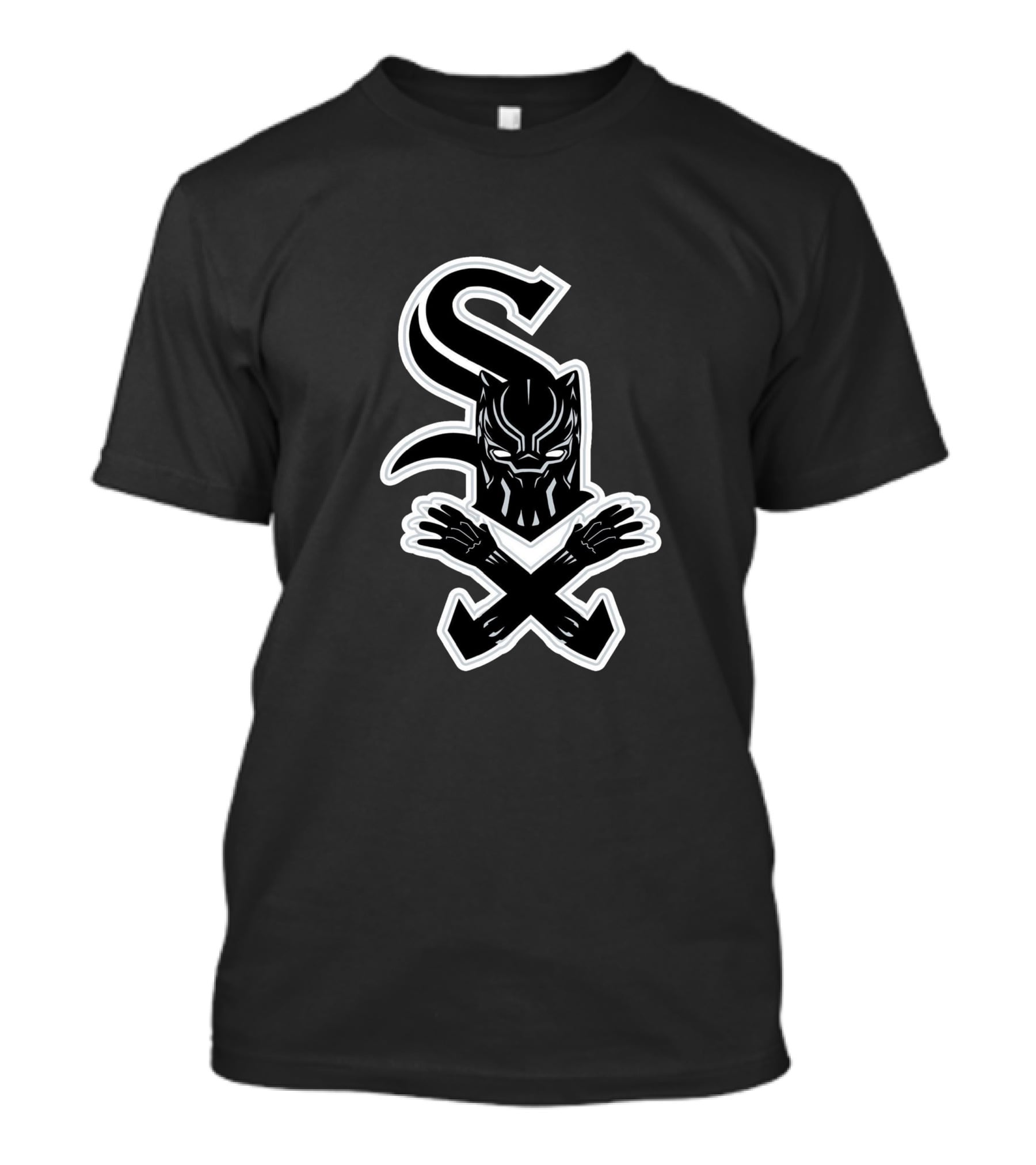 Chicago Black Panther Sox MLB Crossover T-Shirt